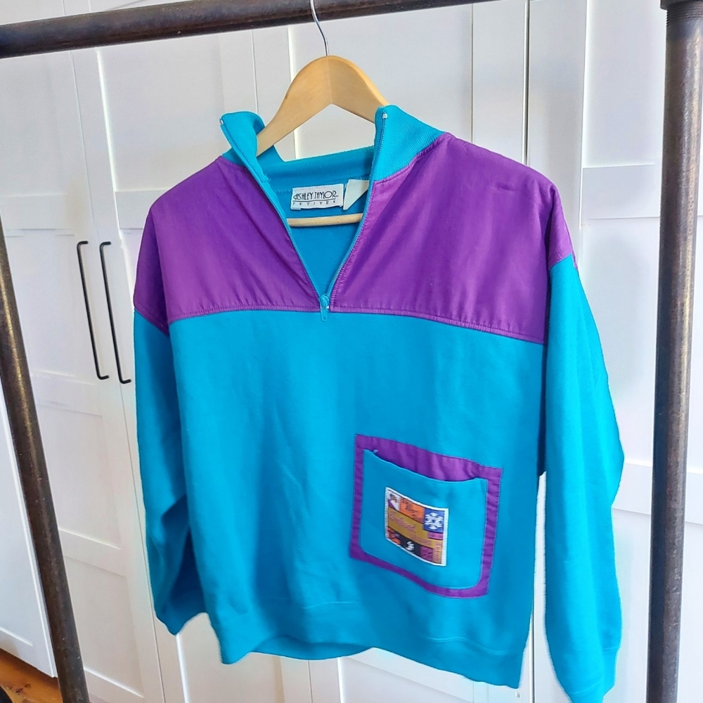 Vintage quarter zip sweater